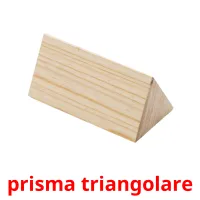 prisma triangolare flashcards illustrate