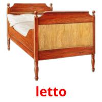 letto picture flashcards