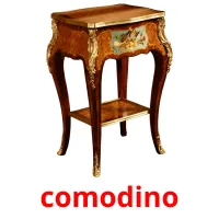 comodino flashcards illustrate