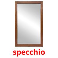 specchio picture flashcards