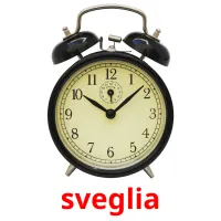 sveglia flashcards illustrate