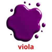 viola flashcards illustrate