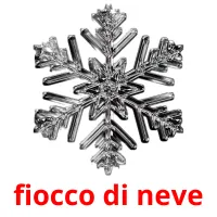 fiocco di neve cartões com imagens