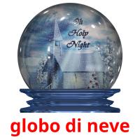 globo di neve picture flashcards
