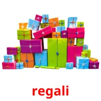 regali flashcards illustrate