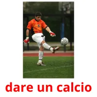 dare un calcio ansichtkaarten