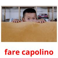 fare capolino flashcards illustrate