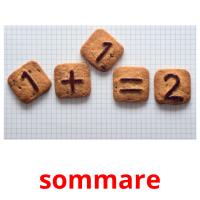 sommare flashcards illustrate