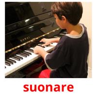 suonare flashcards illustrate