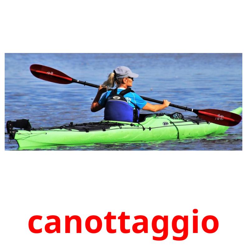 canottaggio picture flashcards