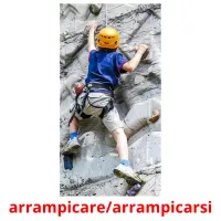 arrampicare/arrampicarsi ansichtkaarten