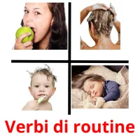 Verbi di routine ansichtkaarten