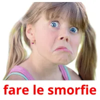 fare le smorfie cartões com imagens