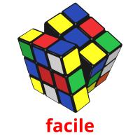 facile picture flashcards