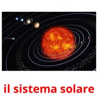 il sistema solare Bildkarteikarten