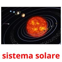 sistema solare flashcards illustrate