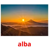 alba cartões com imagens