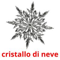 cristallo di neve ansichtkaarten