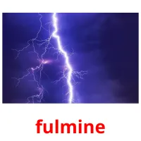 fulmine cartões com imagens