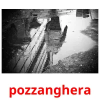 pozzanghera cartões com imagens