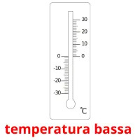 temperatura bassa  cartões com imagens