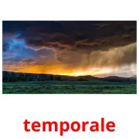 temporale cartões com imagens