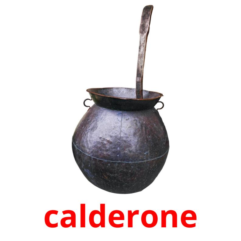 calderone picture flashcards