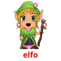 elfo flashcards illustrate