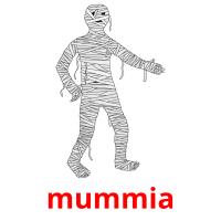 mummia Tarjetas didacticas