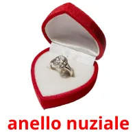 anello nuziale flashcards illustrate