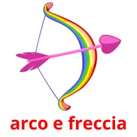 arco e freccia flashcards illustrate