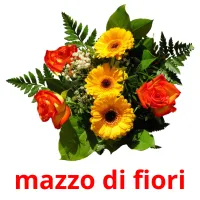 mazzo di fiori flashcards illustrate