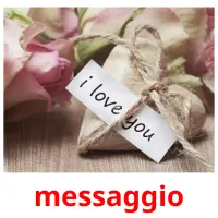 messaggio flashcards illustrate