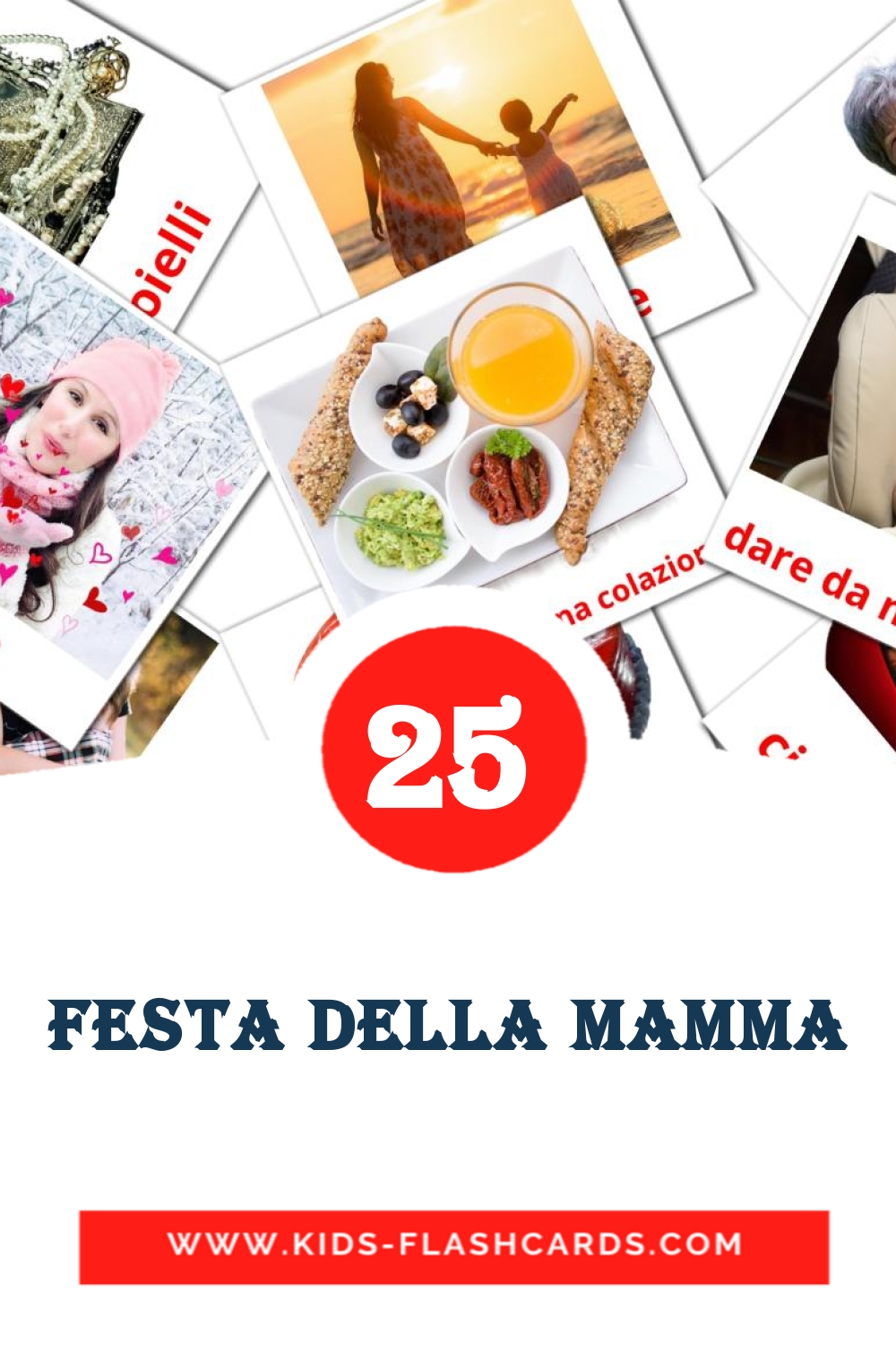 25 carte illustrate di Festa della mamma per la scuola materna in italiano