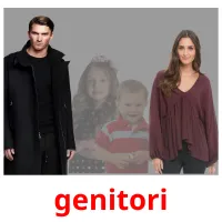 genitori flashcards illustrate