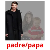 padre/papa flashcards illustrate