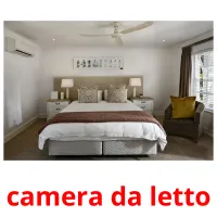 camera da letto cartões com imagens