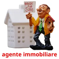 agente immobiliare flashcards illustrate