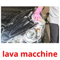 lava macchine flashcards illustrate