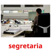 segretaria flashcards illustrate