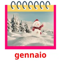 gennaio flashcards illustrate