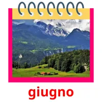 giugno flashcards illustrate