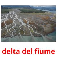 delta del fiume Tarjetas didacticas