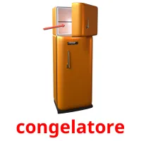 congelatore flashcards illustrate