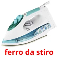 ferro da stiro flashcards illustrate