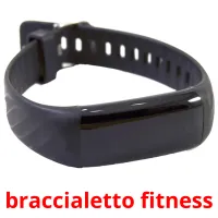 braccialetto fitness flashcards illustrate