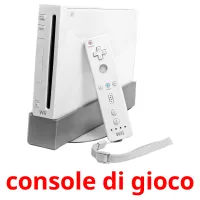 console di gioco flashcards illustrate