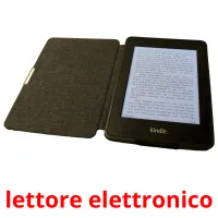 lettore elettronico flashcards illustrate