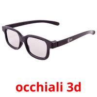 occhiali 3d card for translate