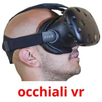 occhiali vr flashcards illustrate